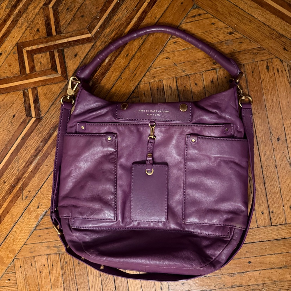 Marc By Marc Jacobs Purple Shoulder Bag